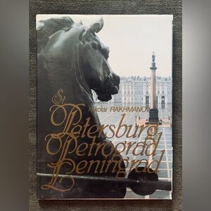 "St. Petersburg, Petrograd, Leningrad" Former USSR Illustrated Book 1990